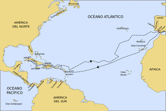 EL SEGUNDO VIAJE DE COLÓN . Nuevas tierras.Nuevos acontecimientos-2A