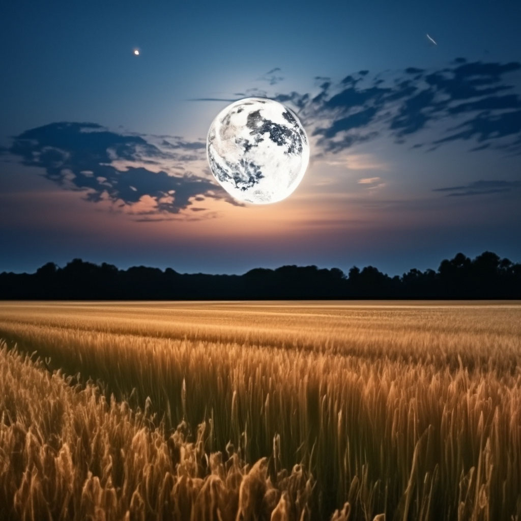 LA LUNA LLENA DE AGOSTO. LA LUNA DE LA CEBADA. LA LUNA DEL ESTURION.         7