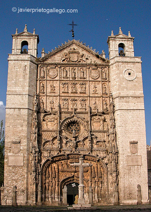 LA FACHADA DE SAN PABLO DE VALLADOLID.  UN RETABLO DE PIEDRA AL AIRE LIBRE      15