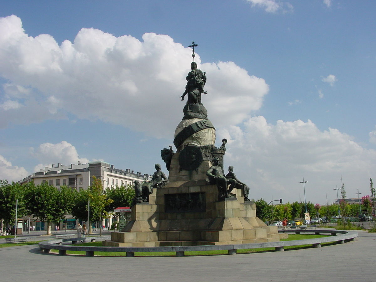 SEVILLA,LA HABANA,VALLADOLID.MONUMENTO A COLON-9V